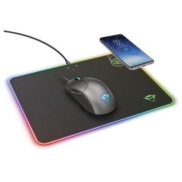 GXT 750 Qlide RGB Tappetino per mouse per gioco da computer Nero