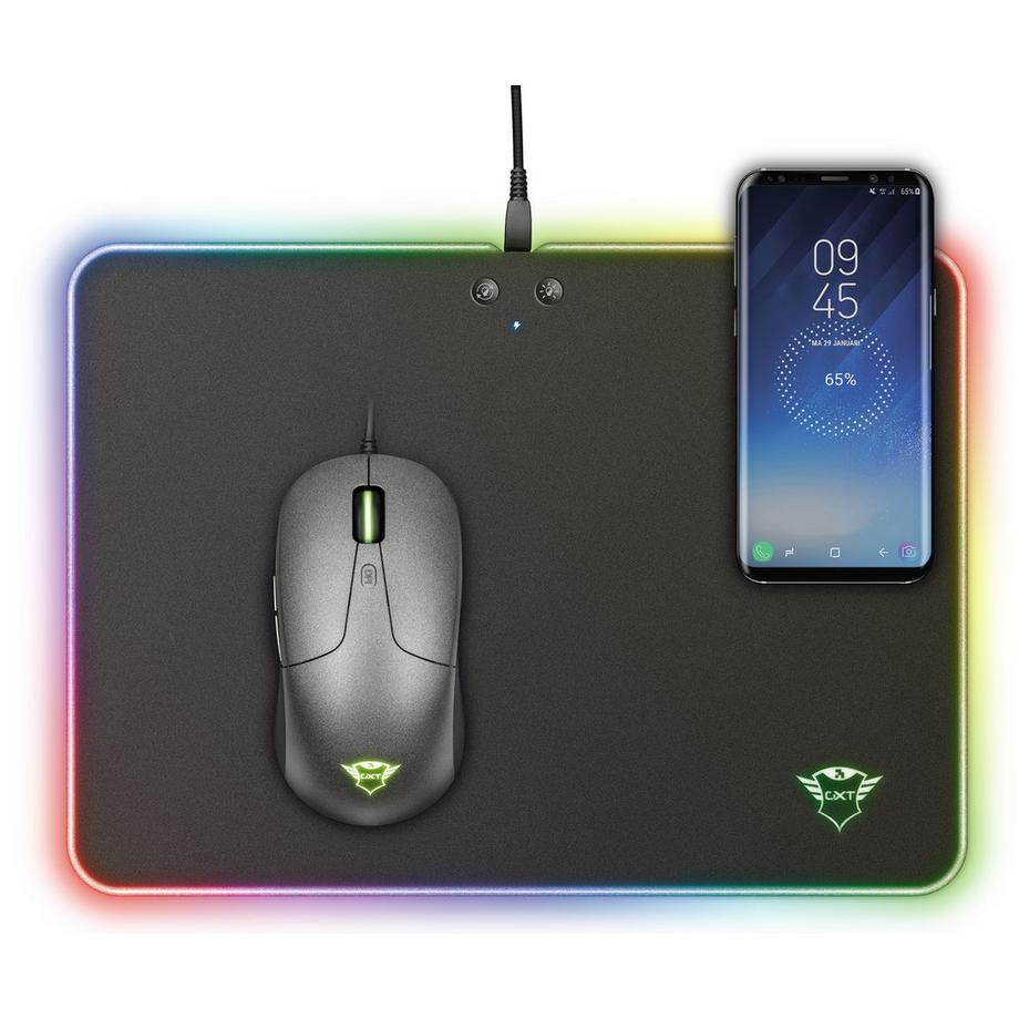 Trust  TRUST GXT 750 Qlide RGB Mousepad 23184 black 