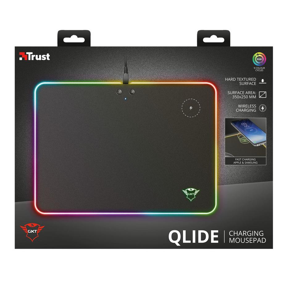 Trust  TRUST GXT 750 Qlide RGB Mousepad 23184 black 