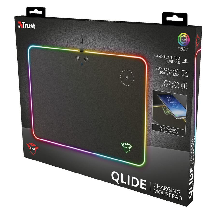 Trust  TRUST GXT 750 Qlide RGB Mousepad 23184 black 