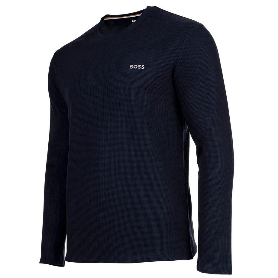 BOSS Waffle Longsleeve Pack de 1 Coupe Confortable  