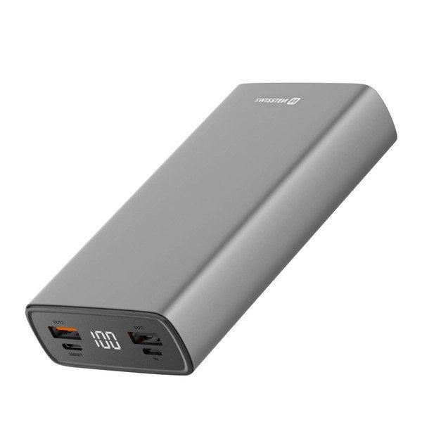 Image of 20.000mAh 20W Powerbank, Swissten Grau