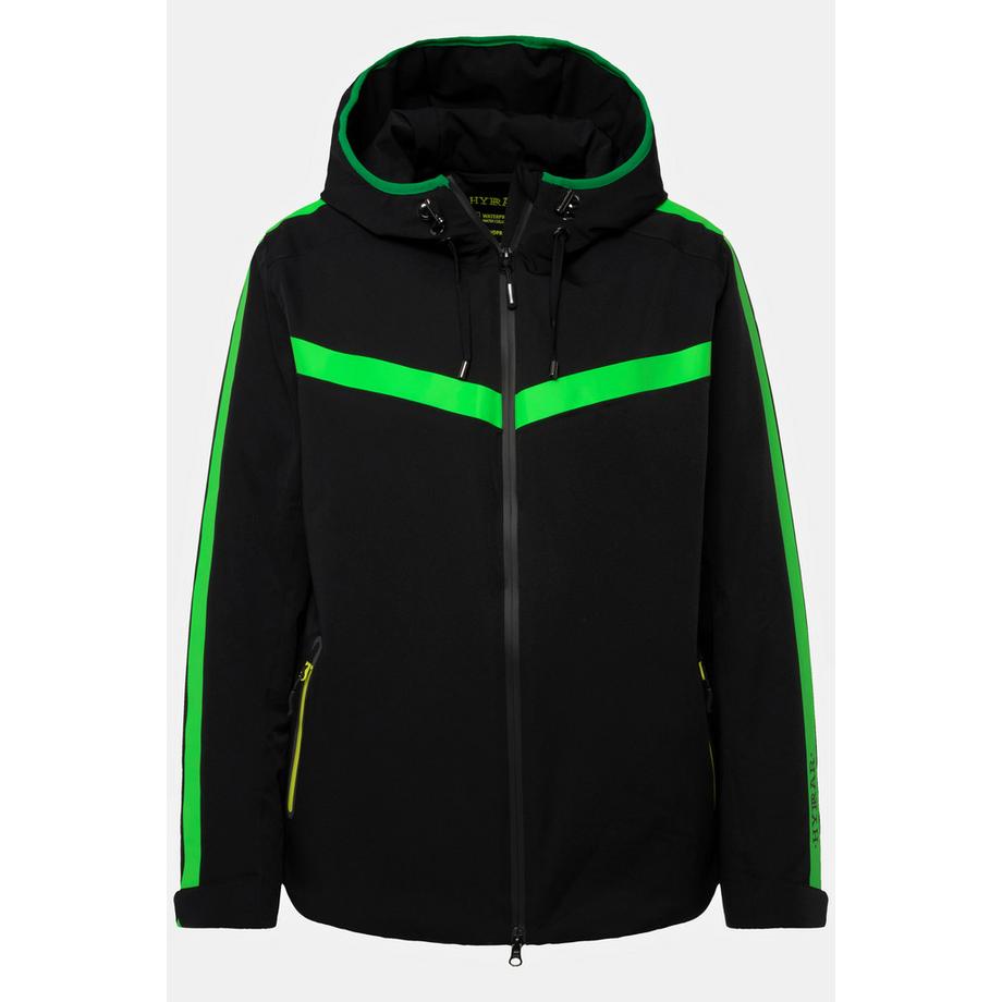 Ulla Popken Performance Stretch Wasserdichte Jacke mit 2-Wege-Zipper und Klettriegel  