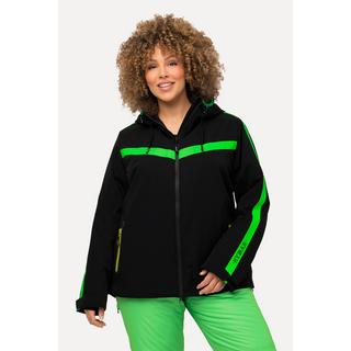 Ulla Popken  Performancejacke, Stretch, wasserdicht, 2-Wege-Zipper, Klettriegel 