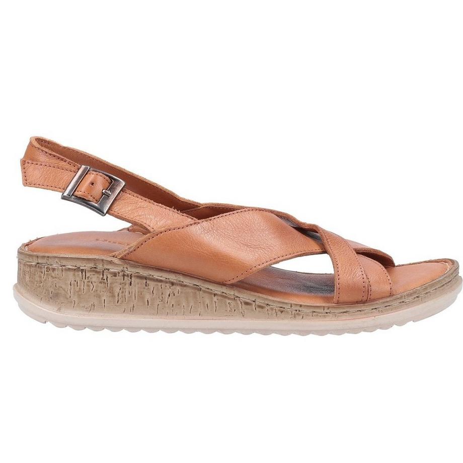 Hush Puppies Elena Sandale Compensée en Cuir  