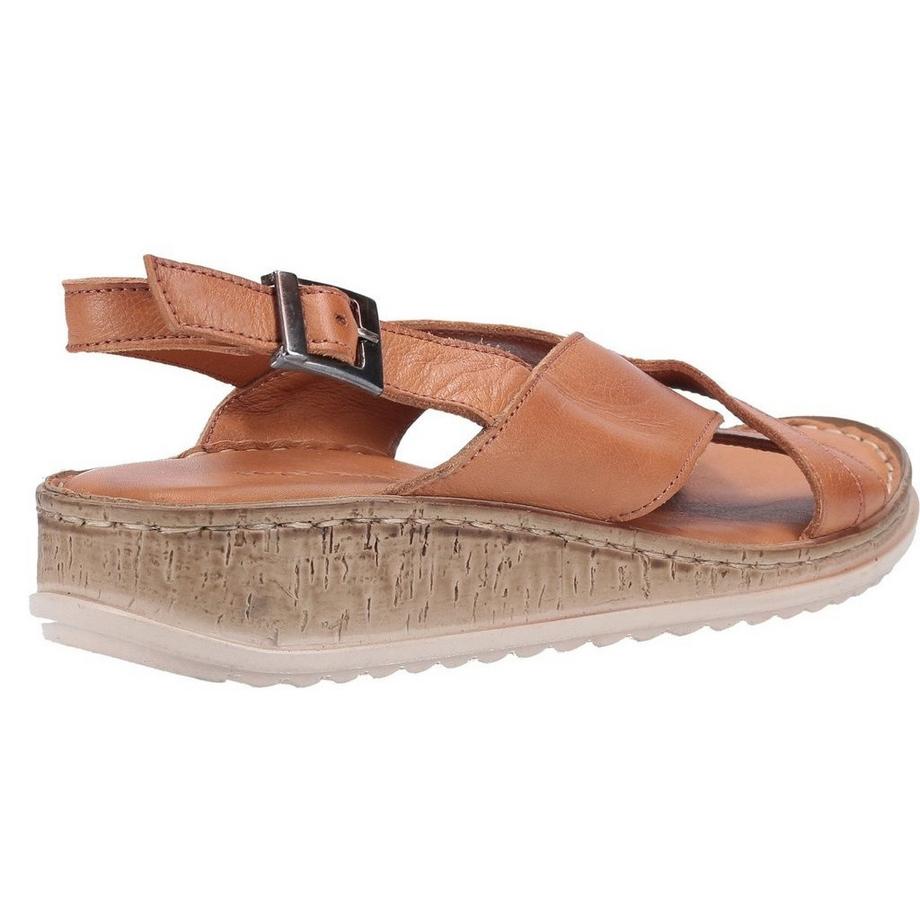 Hush Puppies Elena Sandale Compensée en Cuir  
