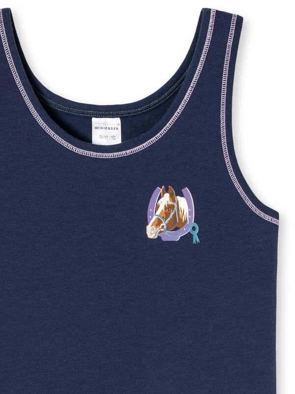 Schiesser  T-shirt ado fille monde du cheval 