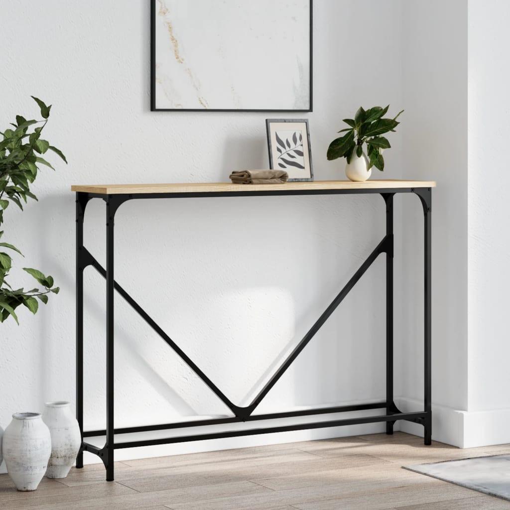 VidaXL Table console bois d'ingénierie  