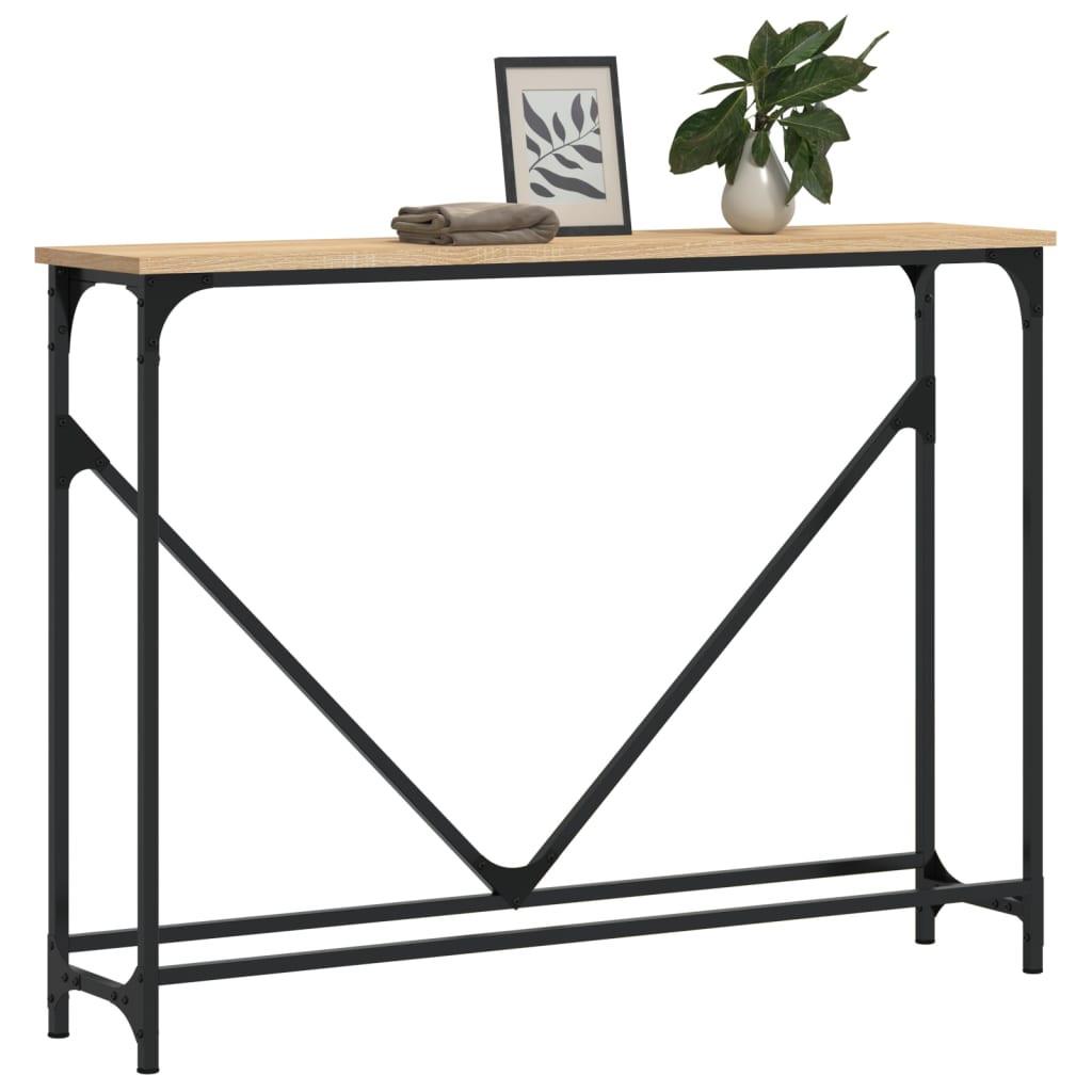 VidaXL Table console bois d'ingénierie  