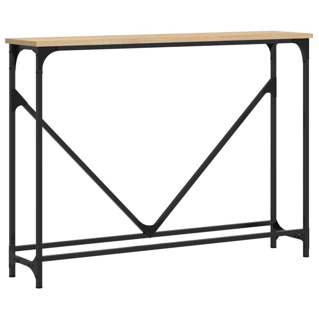 VidaXL Table console bois d'ingénierie  