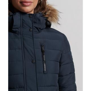 Superdry  lange daunenjacke, 