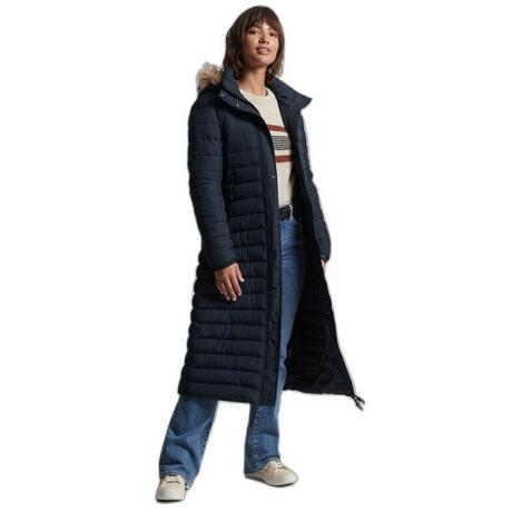 Superdry  lange daunenjacke, 