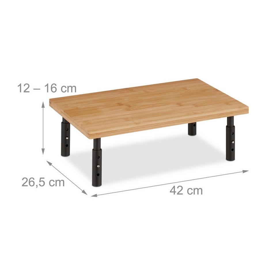 Northix Supporto per monitor regolabile in altezza  