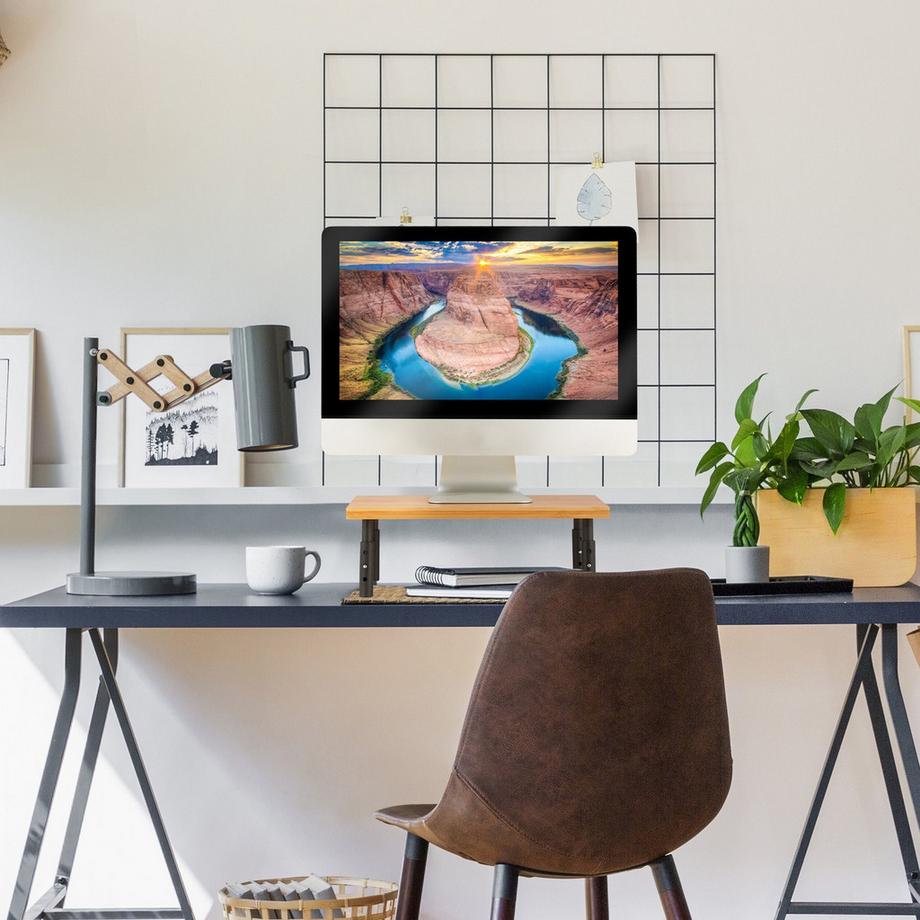 Northix Supporto per monitor regolabile in altezza  