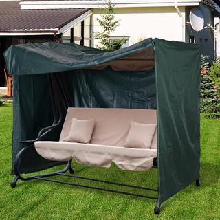 Northio Couverture De Balançoire De Jardin, Couverture De Balançoire De Jardin, Couverture Imperméable, Protection Solaire, Oxford, Vert, 205 X 124 X 164 Cm  