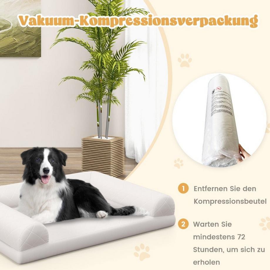 Northix  Orthopädisches Hundebett, mittlere Größe 