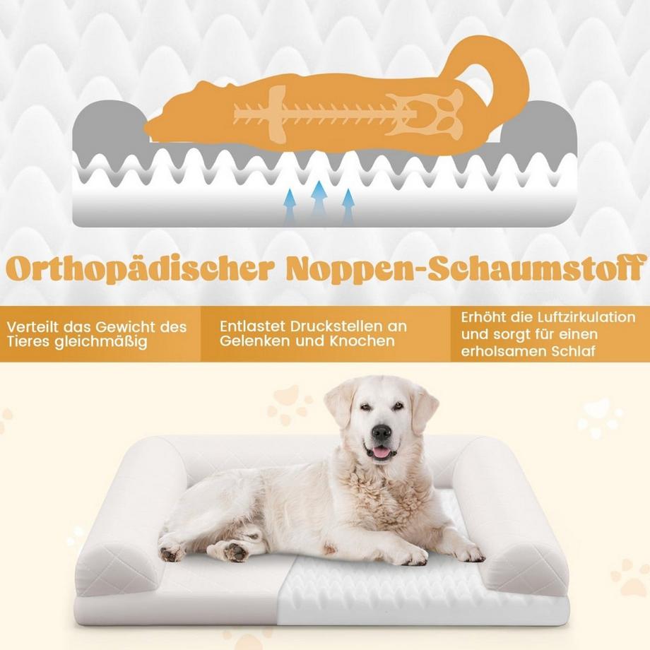 Northix  Orthopädisches Hundebett, mittlere Größe 
