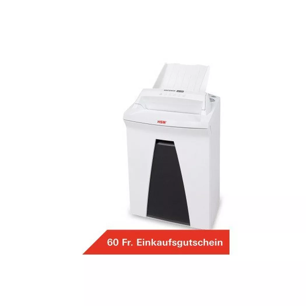 HSM – Aktenvernichter SECURIO AF150 2083111 P-4, 34lt, Weiss Bunt