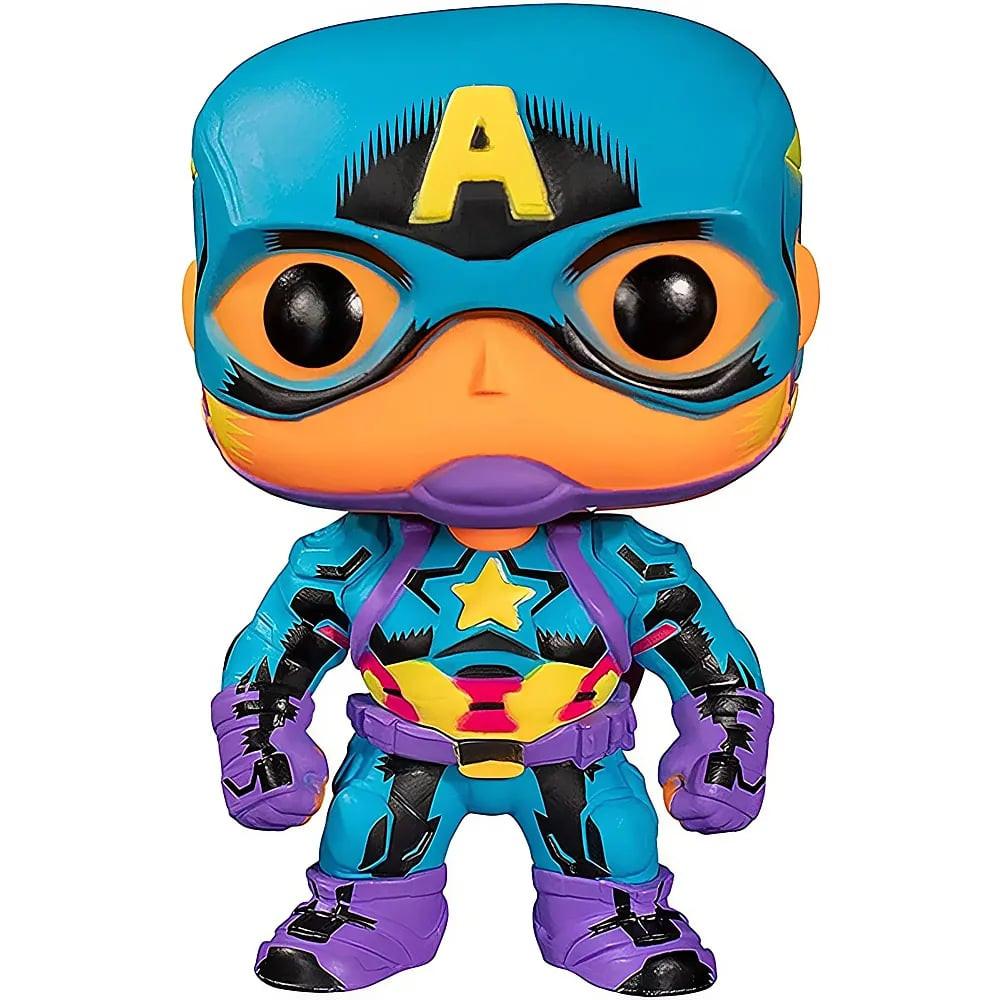Image of Pop! Heroes Black-Light Captain America (Nr.648) Multicolor
