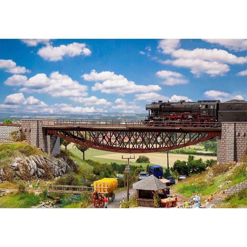 Image of H0 Fischbauchbrücke Multicolor