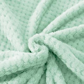 Alopini Coperta in pile super morbida e calda motivo a nido d'ape  