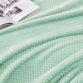 Alopini Coperta in pile super morbida e calda motivo a nido d'ape  