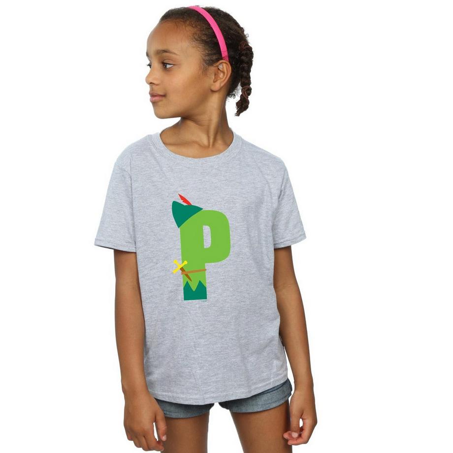Disney  Alphabet P Is For Peter Pan TShirt 