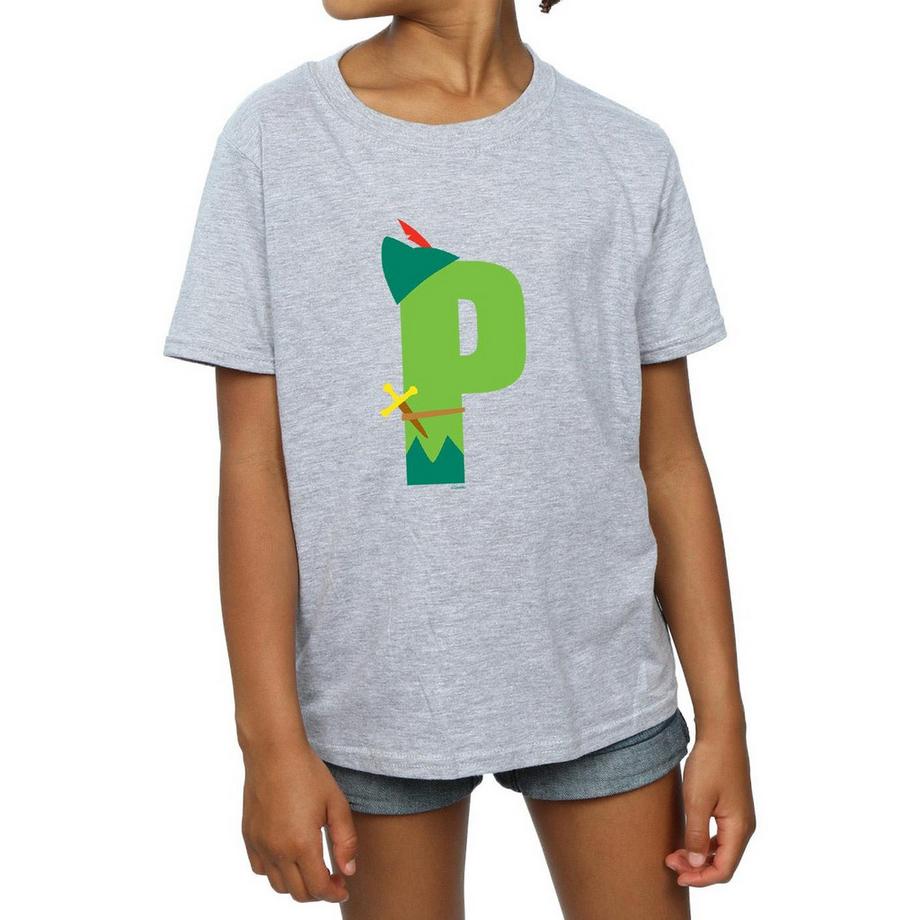 Disney  Alphabet P Is For Peter Pan TShirt 