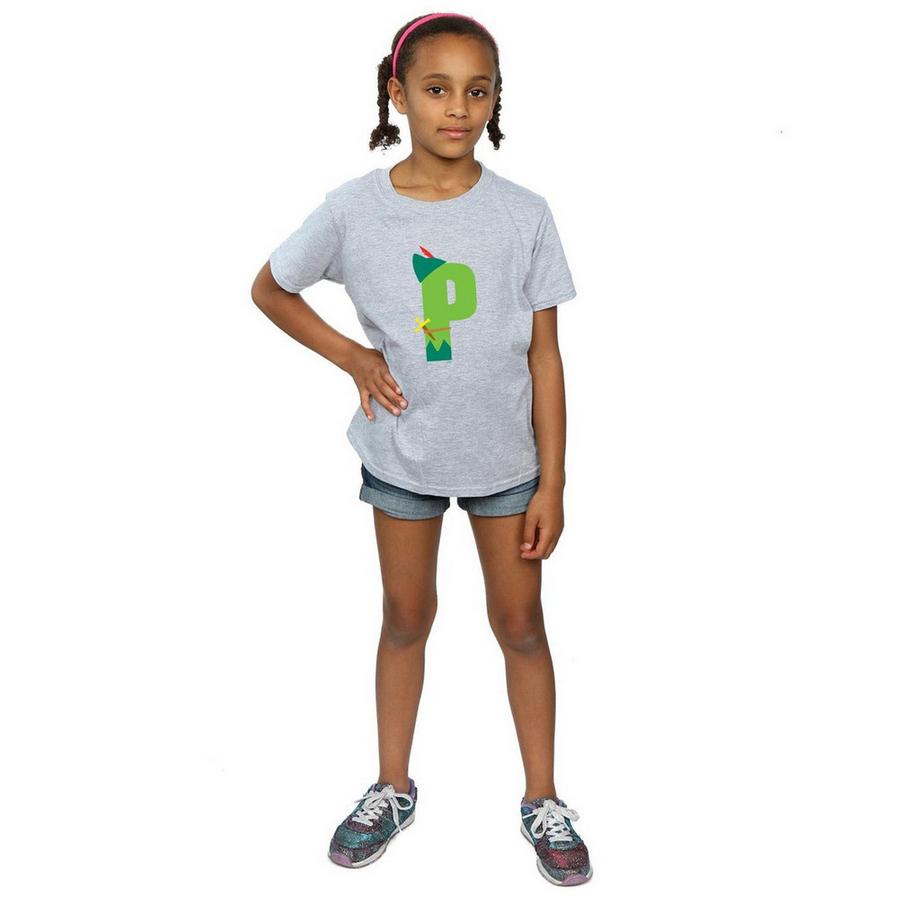 Disney  Alphabet P Is For Peter Pan TShirt 