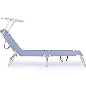 Letto pieghevole Cross con tetto blu