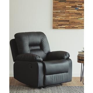 Beliani Fauteuil en Cuir PU Rétro BERGEN  