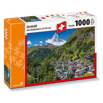 Puzzle Zermatt mit Matterhorn (1000Teile)