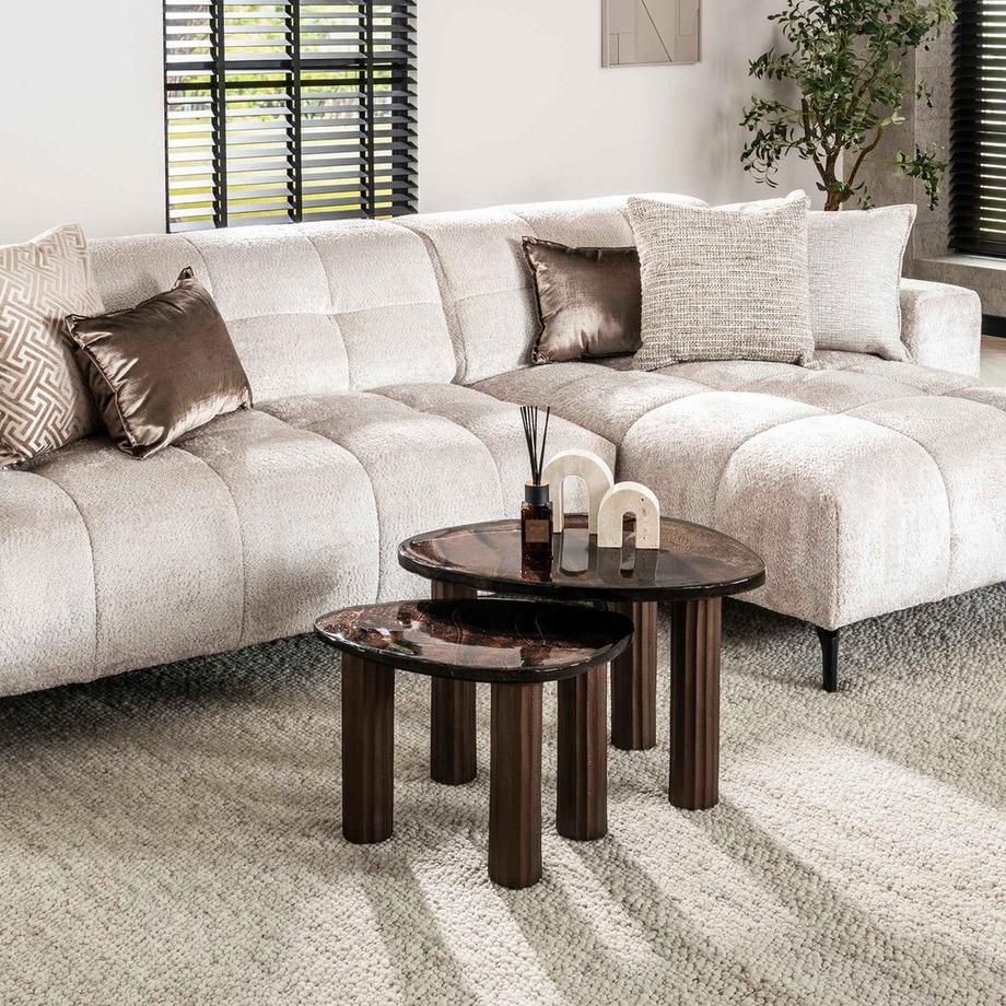 mutoni Couchtisch Eclipse antikkupfer S  