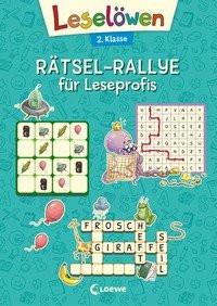 Leselöwen Rätsel-Rallye für Leseprofis - 2. Klasse (türkis) Loewe Lernen und Rätseln (Hrsg.); Rupp, Dominik (Illustrationen) Copertina rigida 