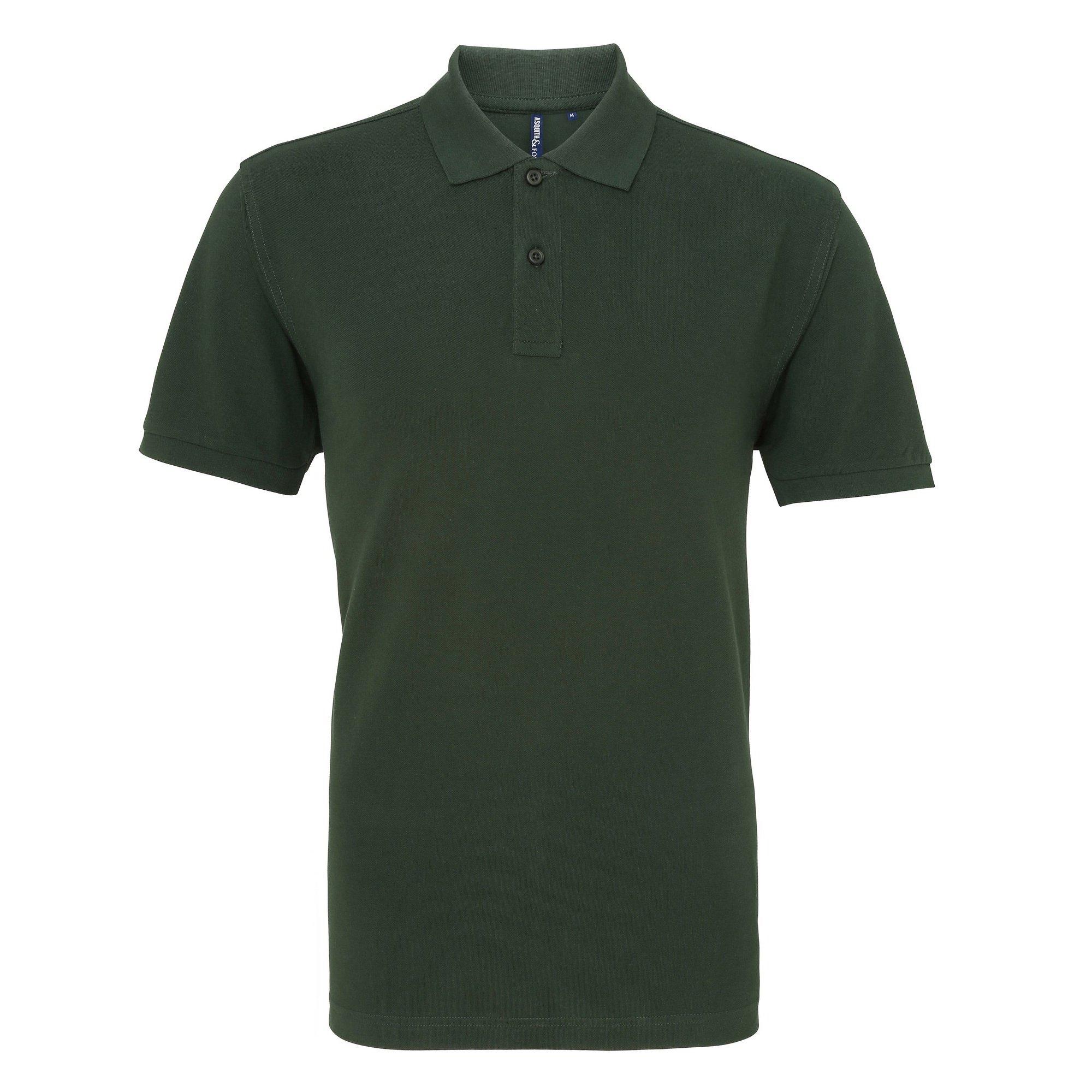Image of Poloshirt, Kurzarm Herren Dunkelgrün L
