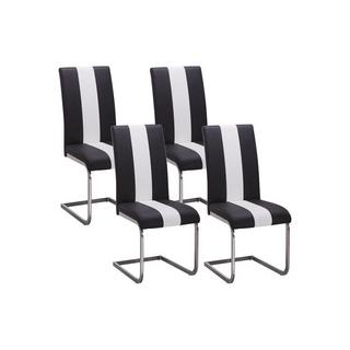 Vente-unique Lot de 4 Chaises en simili TRINITY Simili  