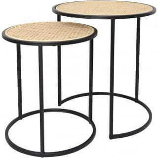 mutoni Set de 2 tables d'appoint Elyot  