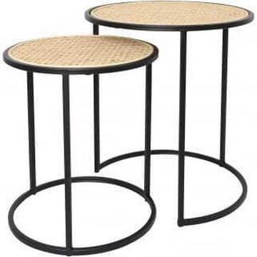 Set de 2 tables d'appoint Elyot