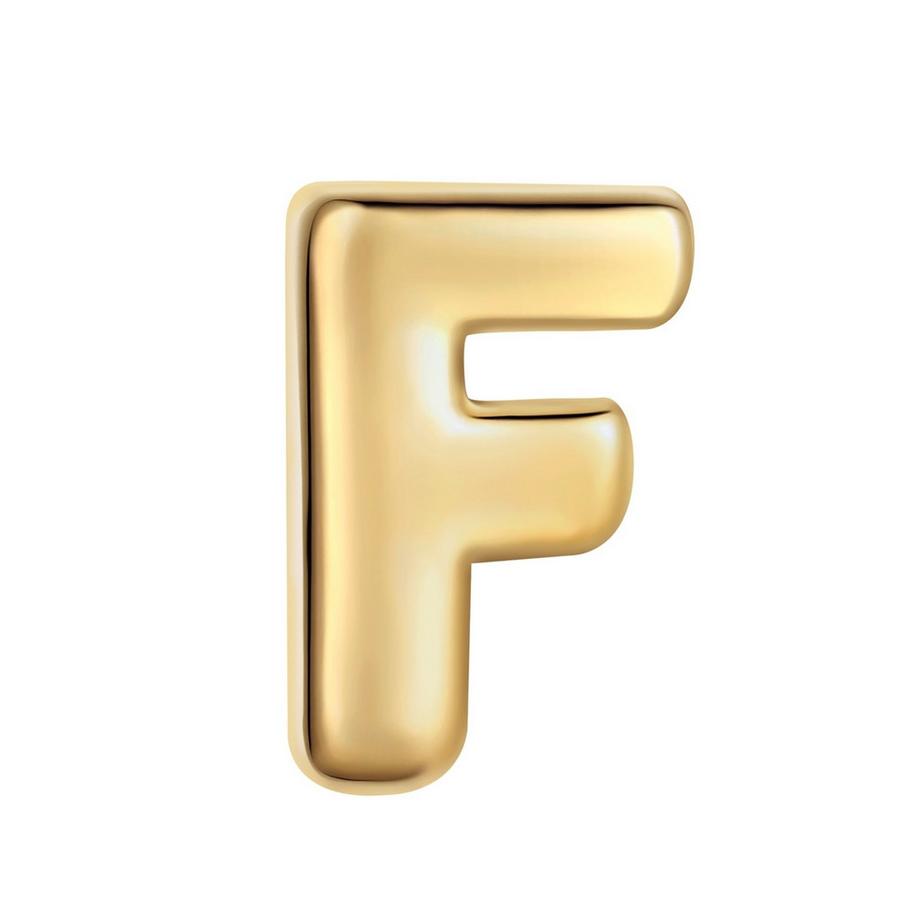 Glanzstücke München  Piercing Buchstabe F 