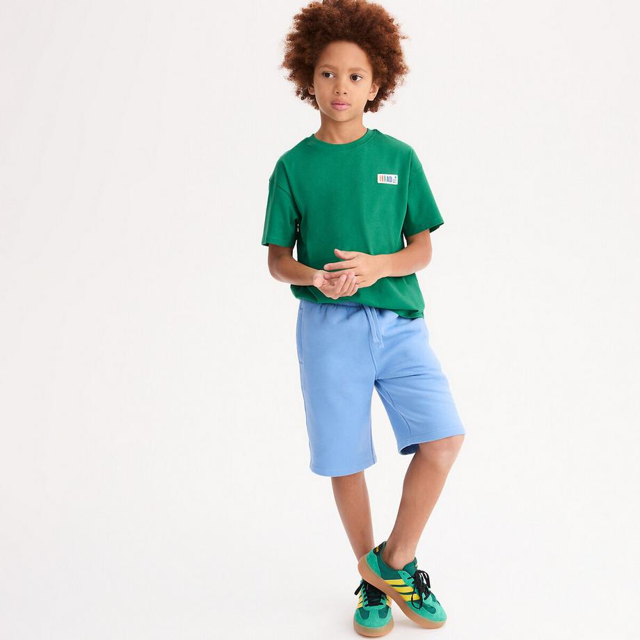 Bermuda oversize en molleton