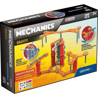 Geomag  Geomag Mechanics GM773 jeu à  aimant néodyme 169 pièce(s) Bleu, Orange, Rouge, Argent 