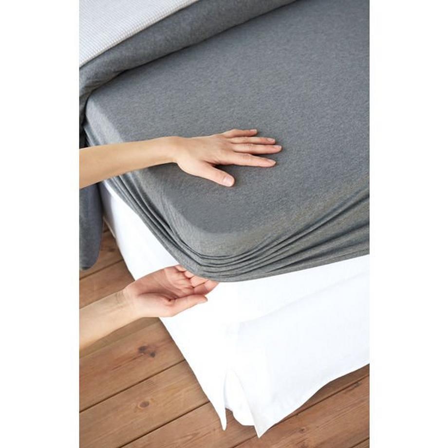 Melange Feinjersey Fixleintuch