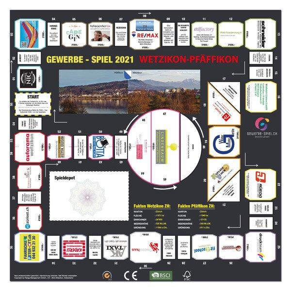 GEWERBE-SPIEL  Brettspiel WETZIKON PFÄFFIKON ZH (Deutsch) 
