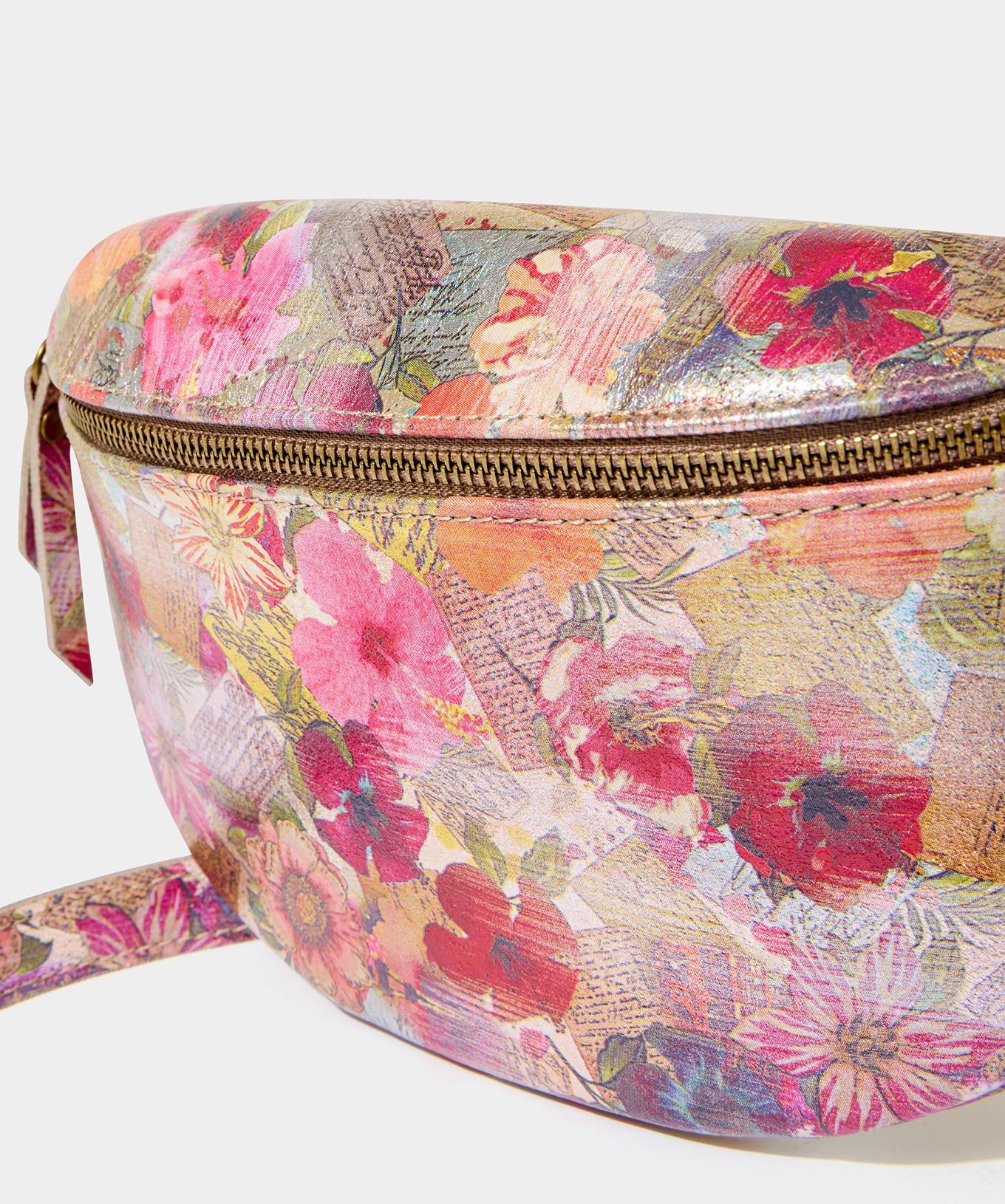 Joe Browns Marsupio in Pelle Floreale Metallizzato  