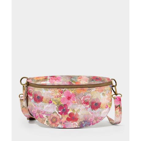 Joe Browns Marsupio in Pelle Floreale Metallizzato  