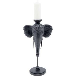 KARE Design Bougeoir Tête d'éléphant noir 49  