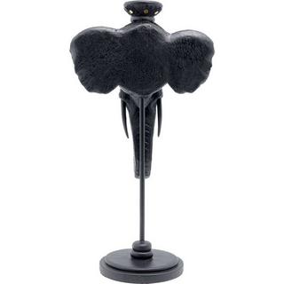 KARE Design Candeliere Testa di elefante nero 49  