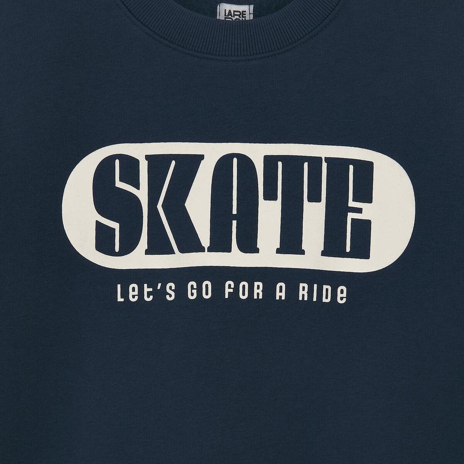 La Redoute Collections  Sweatshirt mit Rundhals und Message 