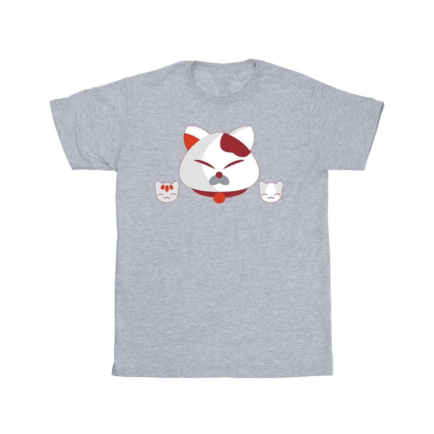 Image of Big Hero 6 Baymax Kitten Heads Tshirt Jungen Grau 152-158