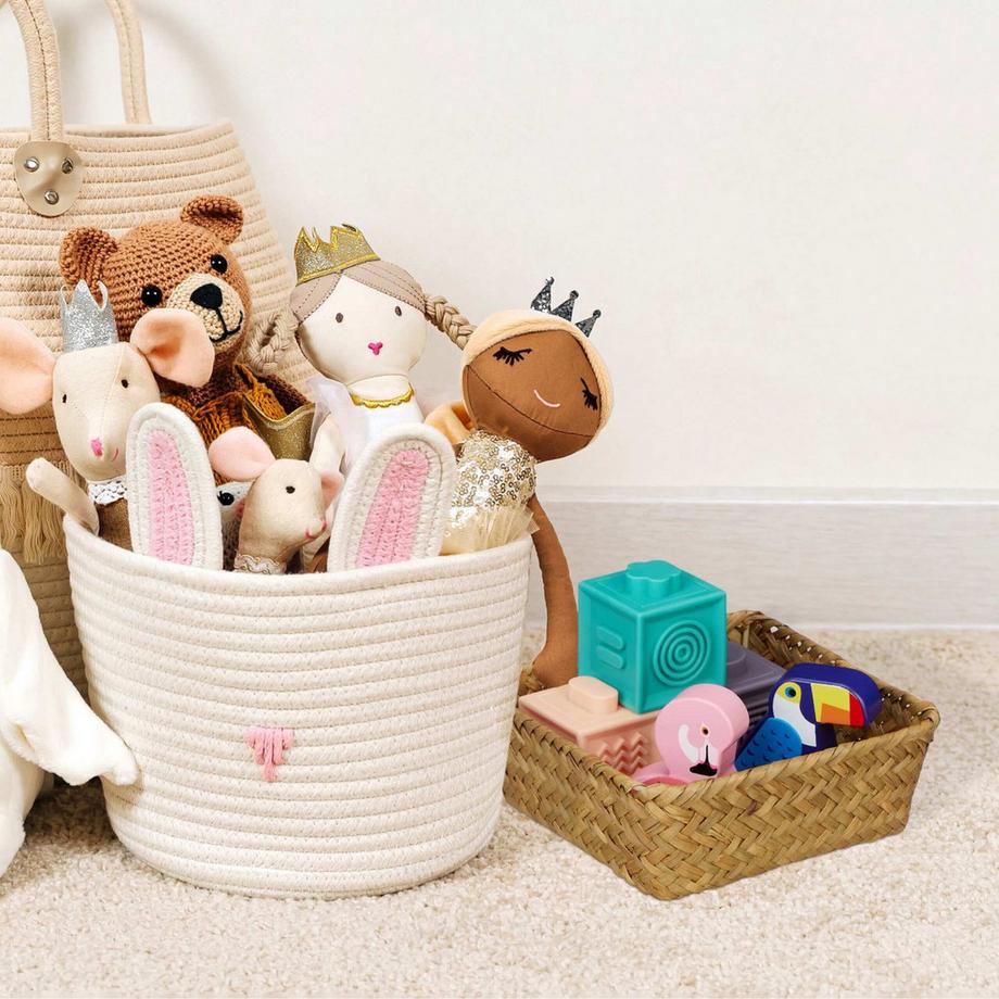 B2X Aufbewahrungskorb, Seegras, 3er-Set  